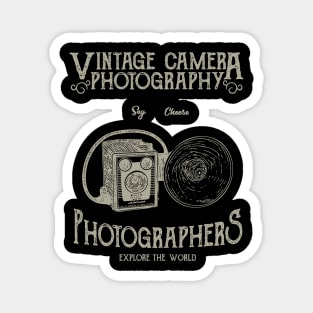 Vintage Camera Photography Magnet