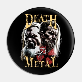 Viking Death Metal Pin