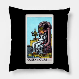 Card #48 - Queen Of Cups - Rider Waite Smith Tarot Pillow