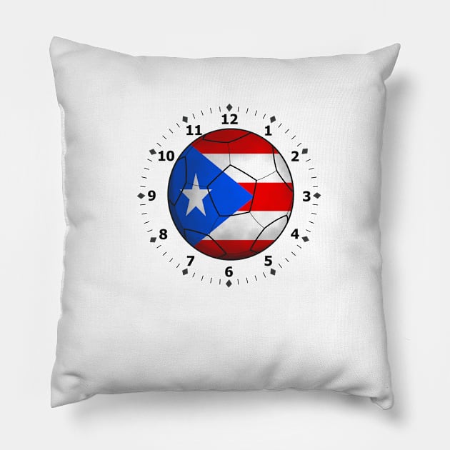 puerto rico clock Pillow by persa