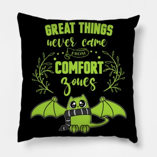 Great Things Comfort Zone Cute Cat Pillow