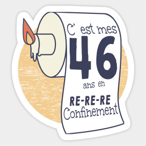44 Ans En Confinement Humour Anniversaire Femme Homme Anniversaire En Confinement Mask Teepublic