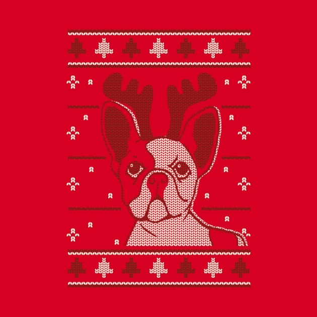 French Bulldog - Ugly Sweater by rjzinger