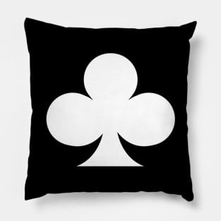 Minimal Clover Card Symbol (Only Front Print) Pillow