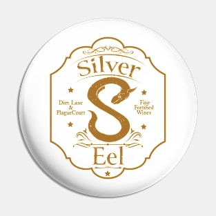 Silver Eel bronze Pin