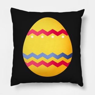 Easter egg icon sticker Pillow