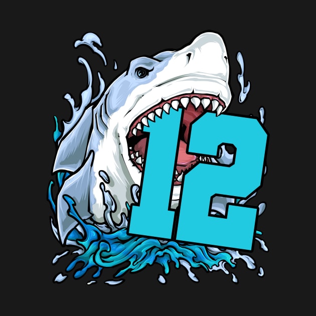 12th Birthday Shark by KAWAIITEE