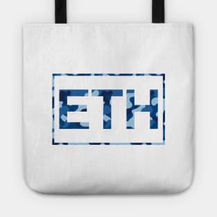 Ethereum Blue Camo Tote