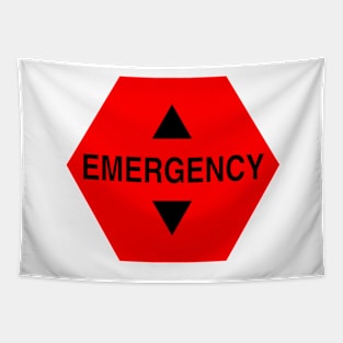 Emergency Sign - Evangelion Tapestry