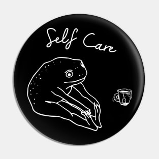 Self Care Frog Pin
