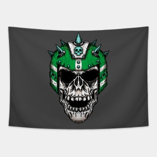 Fantasy Football Skeleton Green 1 Tapestry