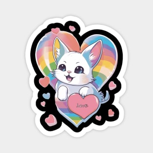 You Mean The World To Me Kitty Magnet