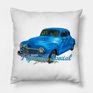 1948 Plymouth Special Deluxe Coupe Pillow