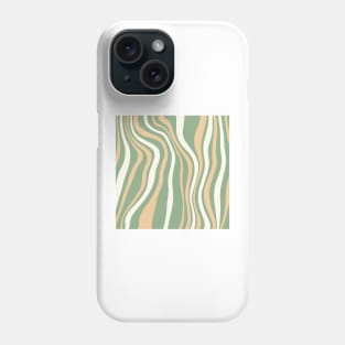 70's groovy wavy pattern Phone Case