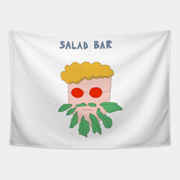 Salad Bar Tapestry by drFreehair