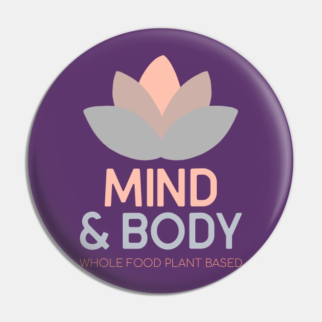 Mind And Body Pin by Fit Designs
