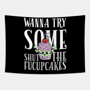 Pastel Goth Cupcake Meme Kawaii Gothic Sarcastic Eboy Egirl Tapestry