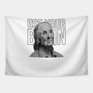 Use your brain - Jane Goodall Tapestry