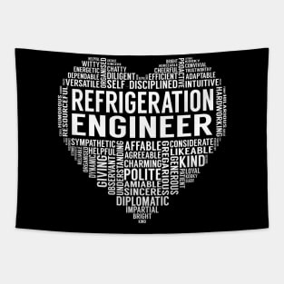 Refrigeration Engineer Heart Tapestry