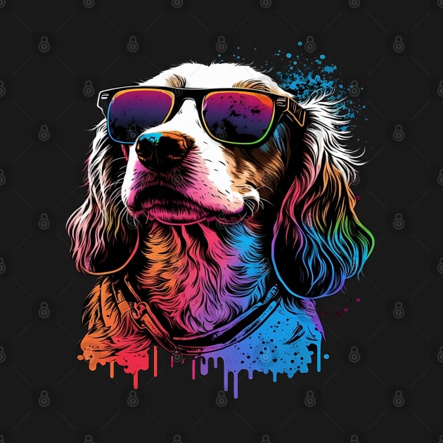 Dog Wearing Sunglasses by AI INKER