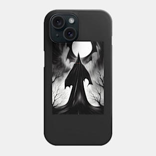 ANGRY RED EYED SPOOKY HALLOWEEN VAMPIRE Phone Case