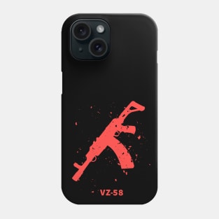 Red Stile Assault rifle VZ-58 Phone Case