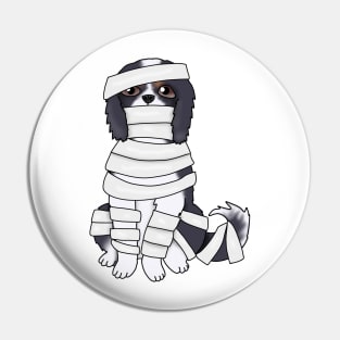 Dog Mummy (tricolor cavalier king charles spaniel) Pin