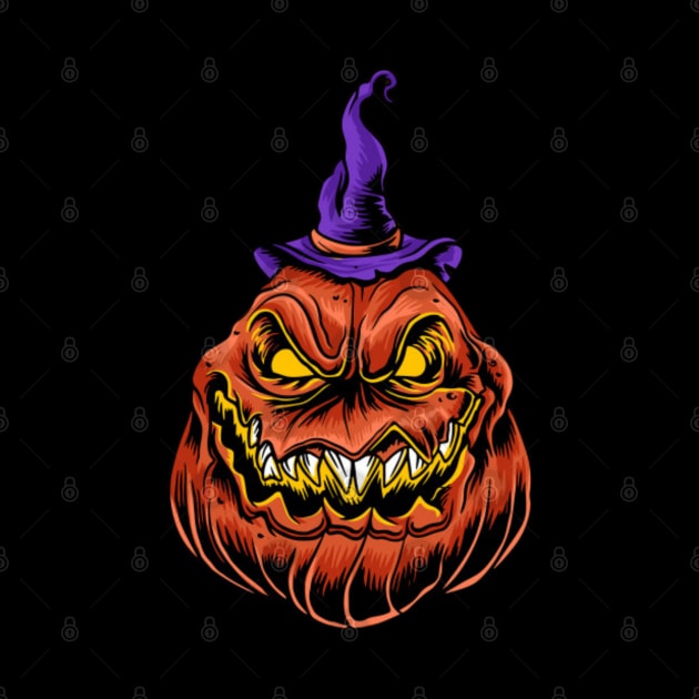 Pumpkin witch by Rakos_merch