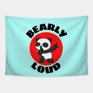 Bearly Loud | Bear Pun Tapestry