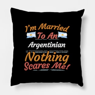 Argentina Flag Butterfly - Gift for Argentinian From Argentina Americas,South America, Pillow