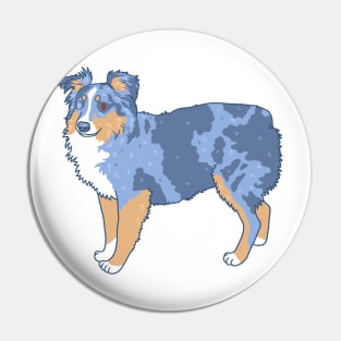 Blue Merle Aussie Pin