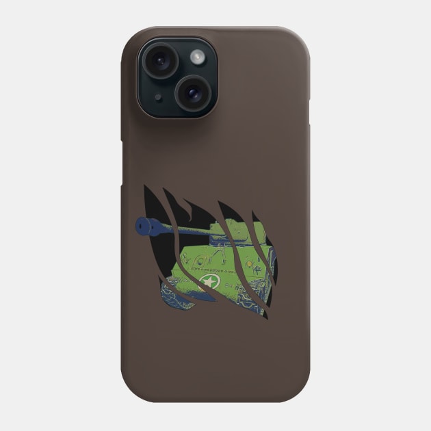 M4 Sherman Tank Phone Case by LordNeckbeard