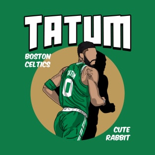 Jayson Tatum Back Comic Style T-Shirt