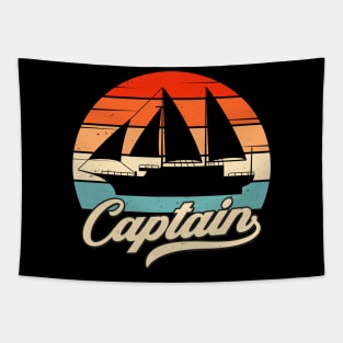 Sailing Ship Captain Vintage Sailboat Sailing Tapestry