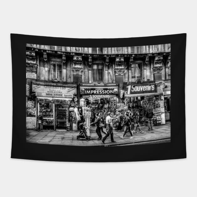 London, Westminster, Coventry Street, Souvenir Shops Tapestry by tommysphotos