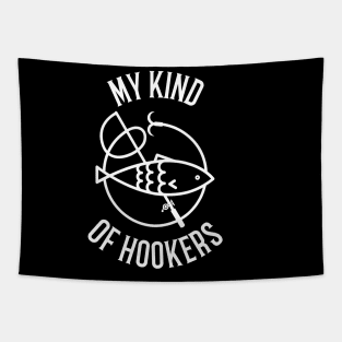 Funny Fishing Hook Saying Fisherman Tapestry