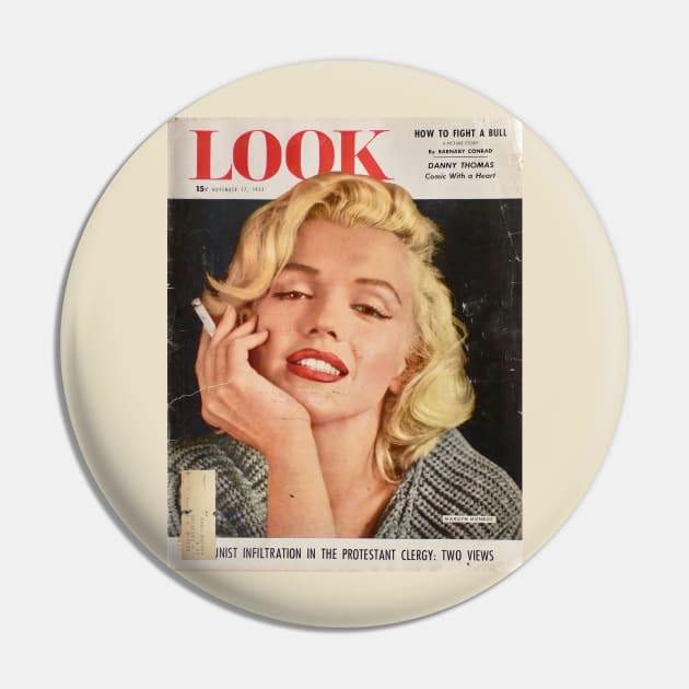 Marilyn Monroe Look Smoking Pin by botokgetuk