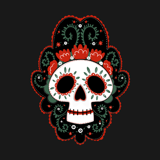 Dia De Muertos, Day of the Dead - La Mujer by BeanstalkPrints