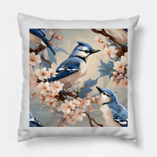 North American Birds - Bluejay Pillow