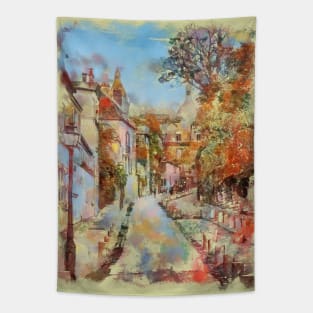 A beautiful day in Paris Tapestry