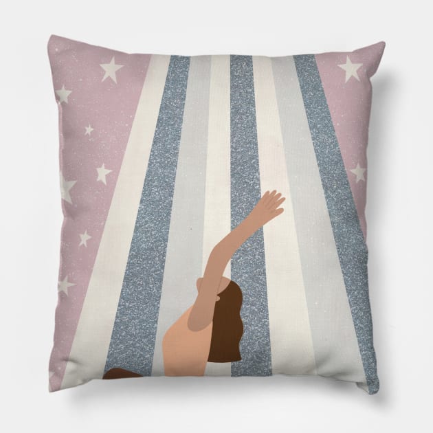 Moonlight Pillow by Happy Mouse Studio