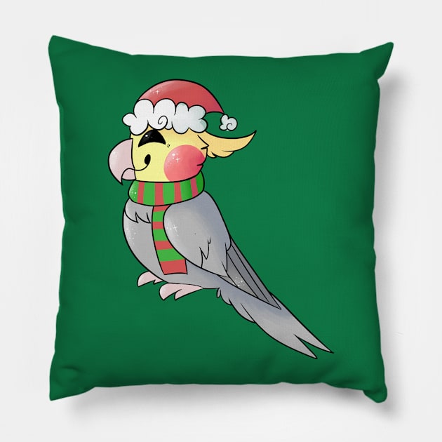 Merry birbmas! Pillow by Candycalico