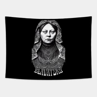 Madame Helena Blavatsky Esoteric Art Nouveau Design Tapestry