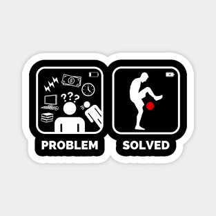 Freestyle Football Problem Solved Magnet