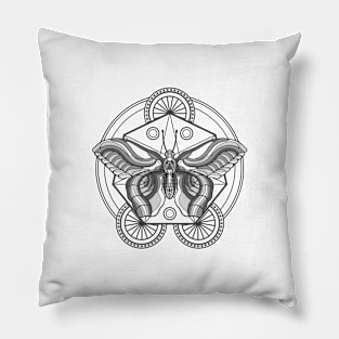 butterfly art Pillow