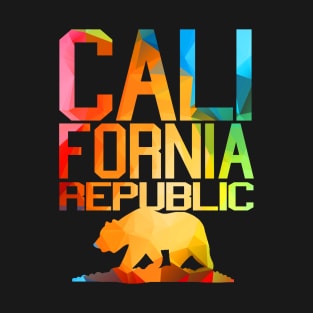 Vivid Colors - California Republic Bear T-Shirt