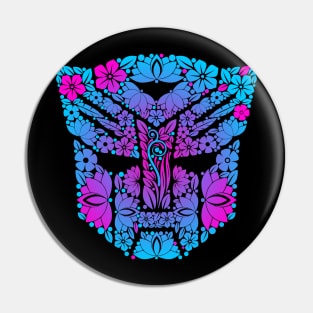 Dia De Los Muertos Autobot Pin