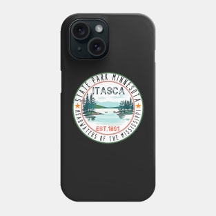 mississippi river,Funny Itasca State Park Minnesota Vintage Travel Decal Phone Case