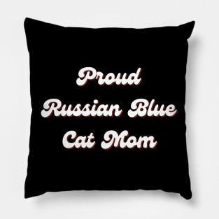 Russian Blue Cat Pillow