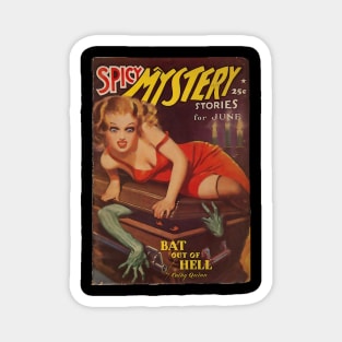 Vintage Spicy Mystery Stories Magnet